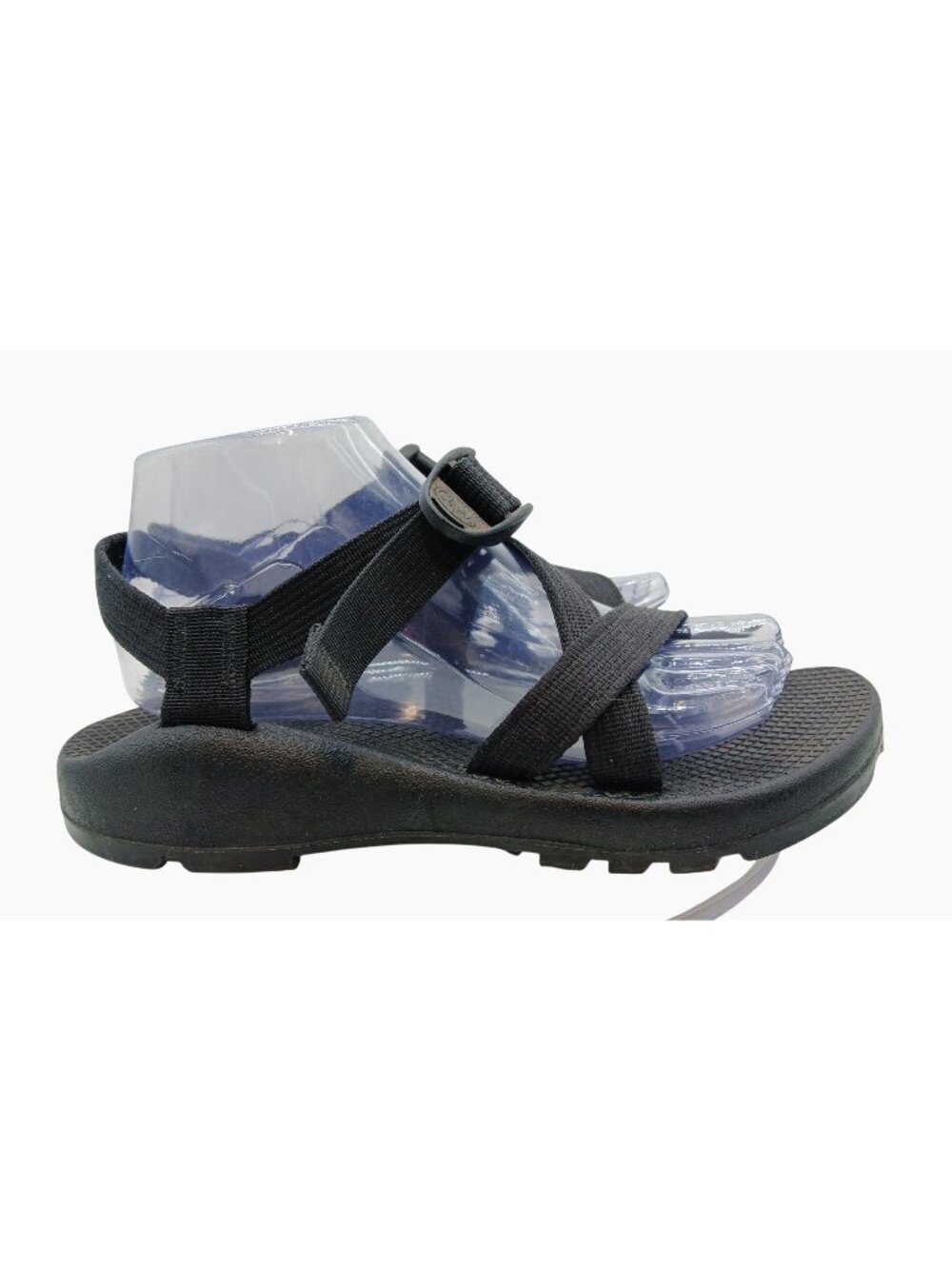 Chaco Z/Cloud Black Strappy Sport Sandals Womens Size 9 Adjustable Hiking Vibram